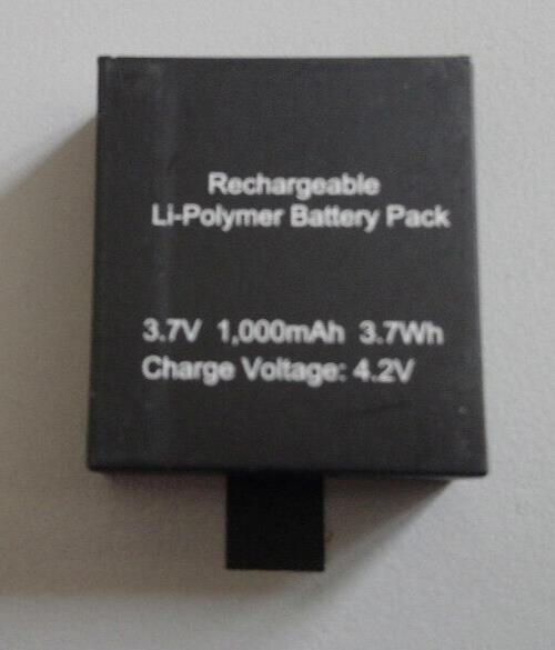 GitUp Git1, Git2 Camera Replacement Battery 1000mAh