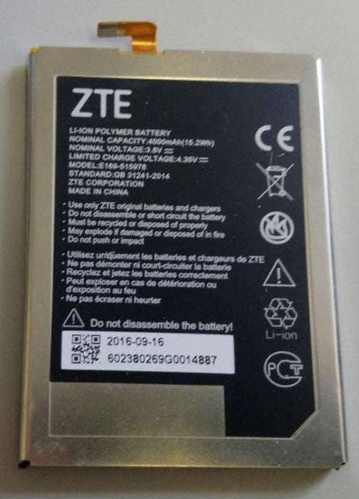 Used ZTE E169-515978 Replacement Phone Battery For Blade X3