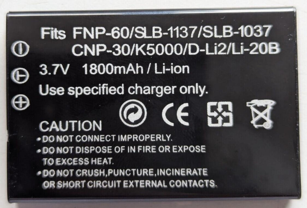 1800 mAh Li-ion Rechargeable Battery FNP-60