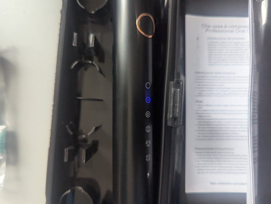 Electric Toothbrush with 4 heads charger lead and case