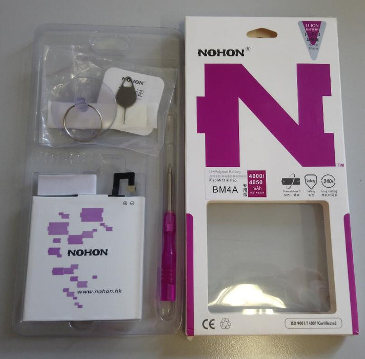 Nohon Battery for XIAOMI Redmi Pro BM4A 4000mAh NEW