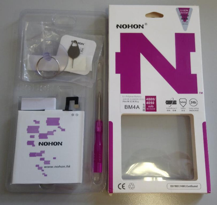 Nohon Battery for XIAOMI Redmi Pro BM4A 4000mAh NEW