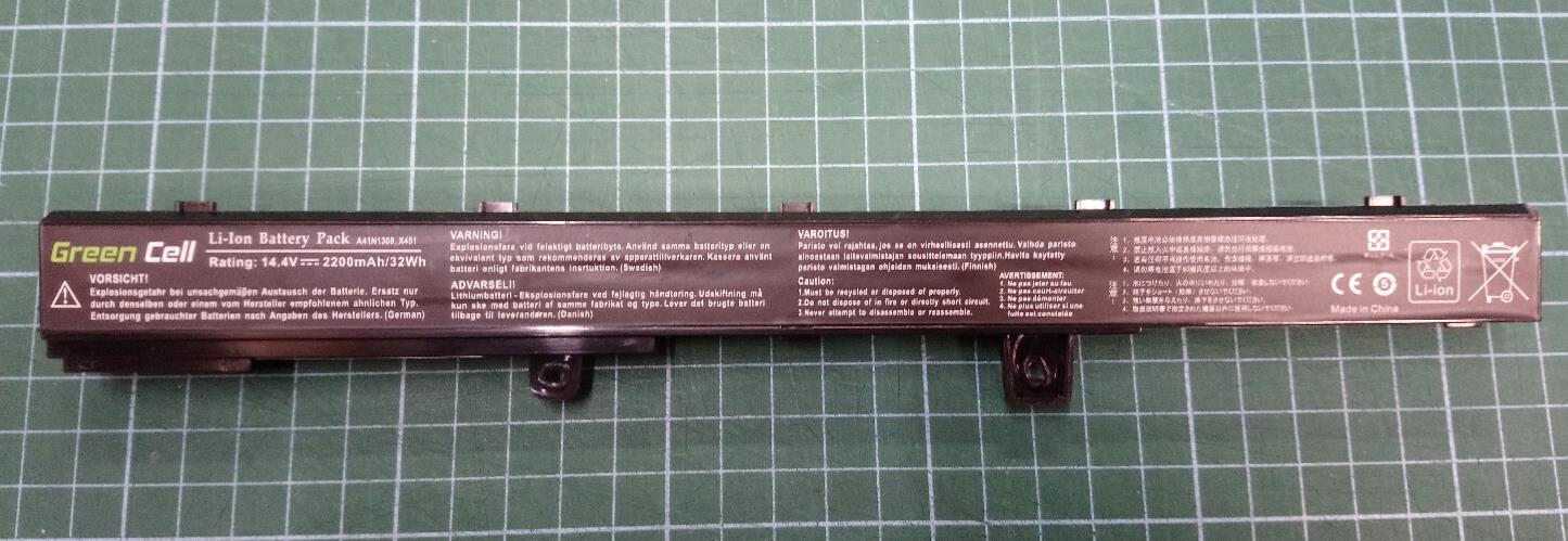 Green Cell Battery for Asus A41N1308 X451 2200mAh