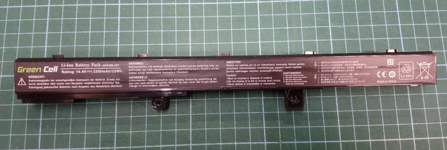 Green Cell Battery for Asus A41N1308 X451 2200mAh