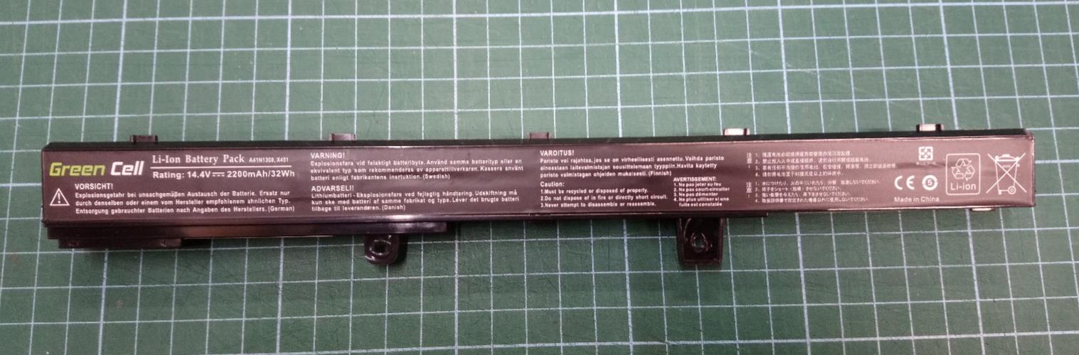 Green Cell Battery for Asus A41N1308 X451 2200mAh