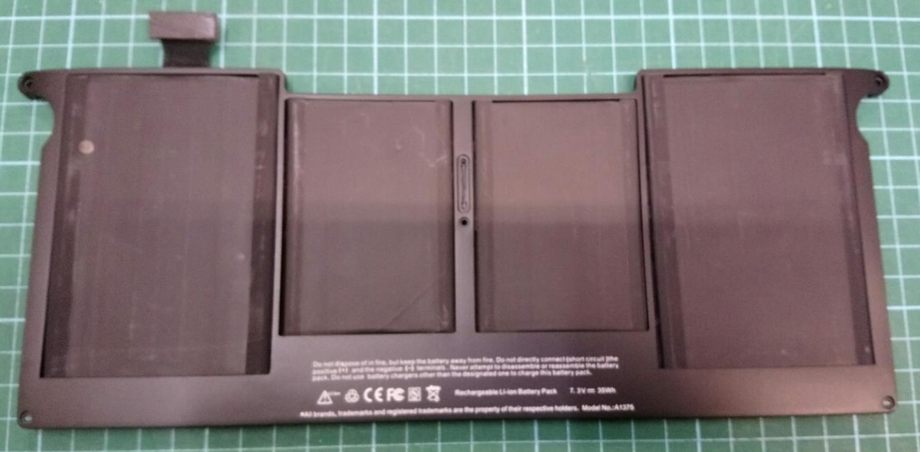 Used A1375 Battery For Apple MacBook Air 11 inch A1370 Late 2010 year MC505CH/A