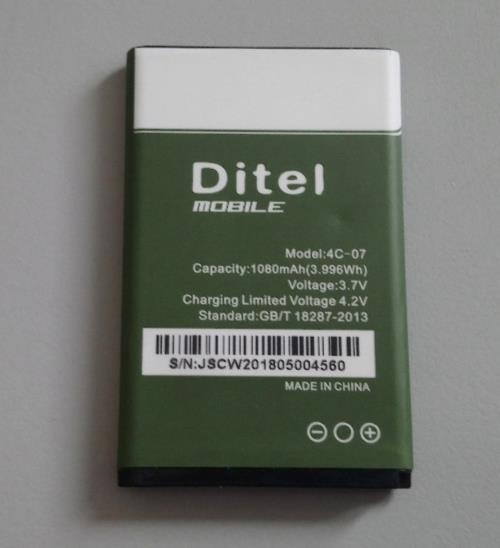Ditel Replacement For Nokia BL-4C 1080mAh Battery 6300 2650 2652 3500 5100 6100