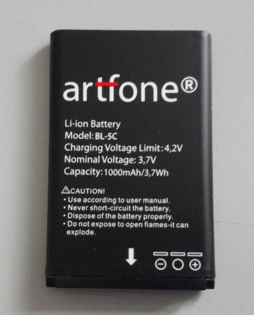 artfone BL-5C Battery Compatible with C1, 7600, N70, 1100, 1600, 2300, 6230