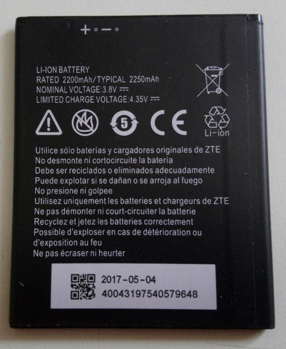 Used For ZTE Li3822T43P4h736040 Replacement Battery Tempo X, Voda E8 (2200mAh)
