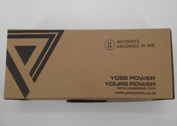 New YOSE POWER Lithium-ion Battery Electric E-bike Battery- EBB-036104-TB