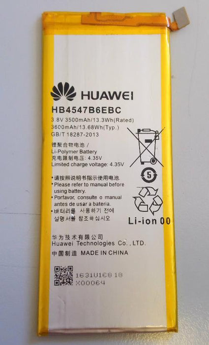New Battery for Huawei PE-TL00M PE-TL10 PE-TL20 3.8V 3500mAh HB4547B6EBC