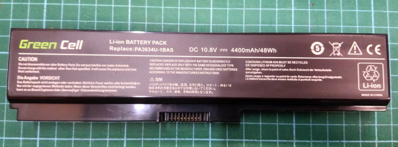 Green Cell Battery TS03V2 4400mAh for Satellite A660 C650 C660 C660D L650 L650D