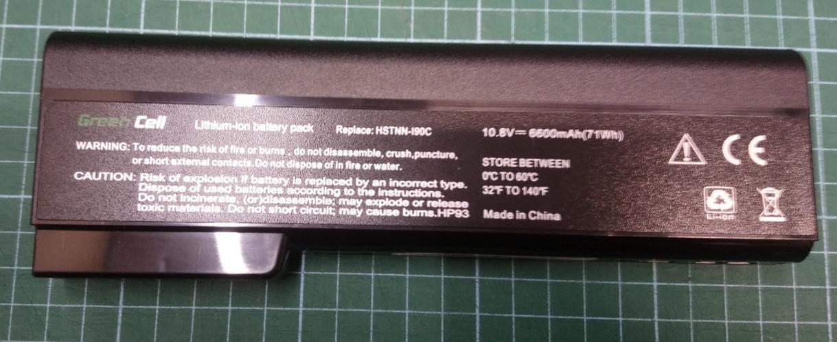 New Green Cell HP93 6600mAh Battery For Hp EliteBook 8460p 8560p ProBook 6460
