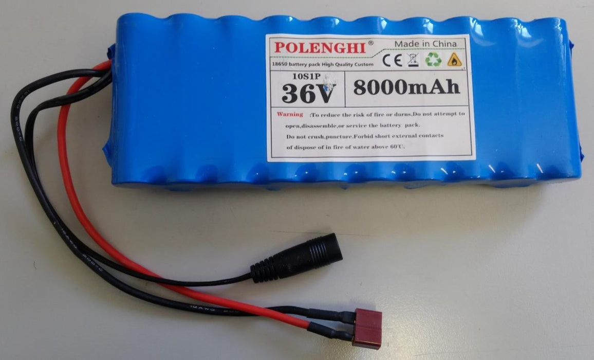10S1P 36V 8000mAh Li-ion Battery Pack