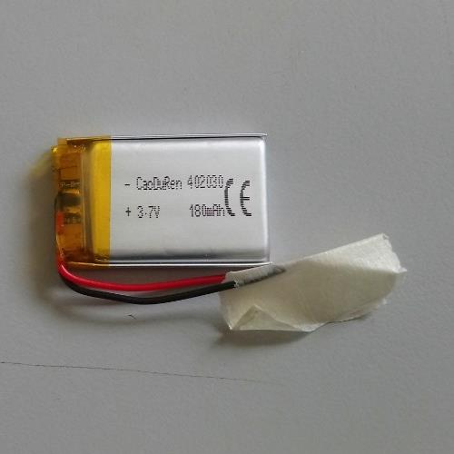 3.7V LiPo Polymer Rechargeable Battery 180mAh 402030 For MP3 GPS