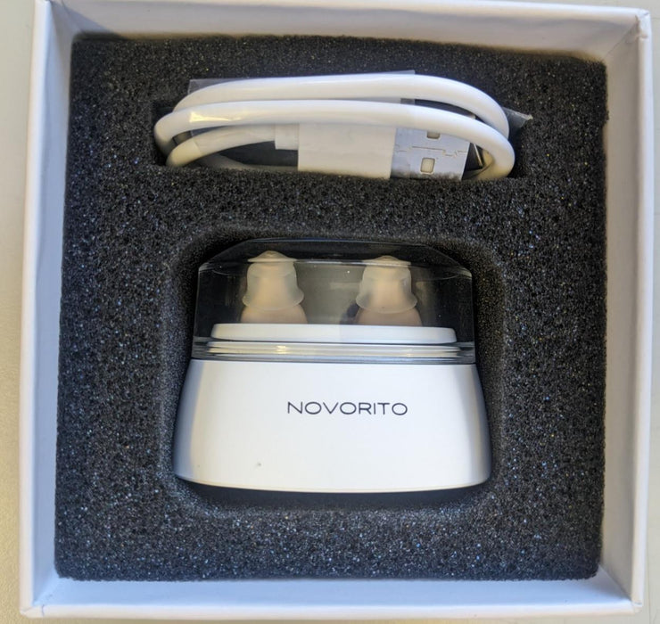 Novorito CIC Rechargeable Hearing Aids - 20h battery time - Completely in canal