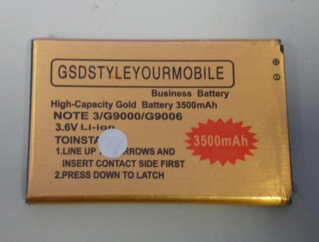 GSD Replacement Battery for Galaxy Note 3 G9000 - 3500mAh