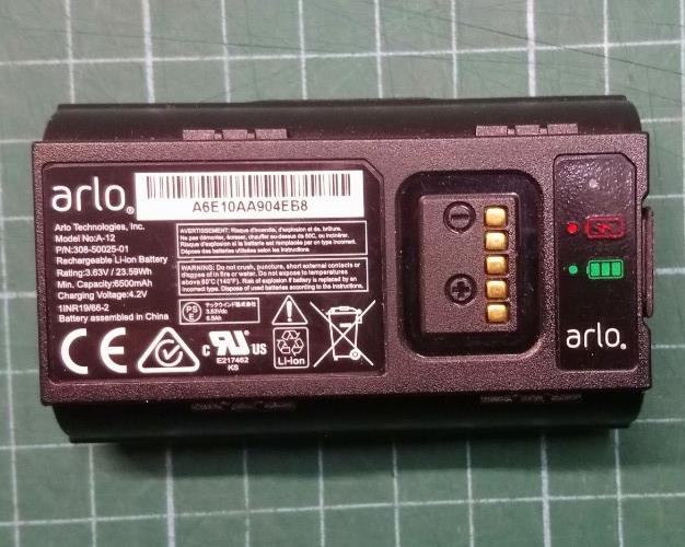 Arlo A-12 Battery for AVD2001 Smart Wireless Video Doorbell 6500mAh