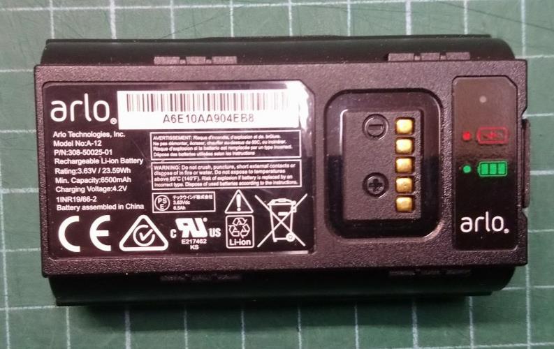 Arlo A-12 Battery for AVD2001 Smart Wireless Video Doorbell 6500mAh