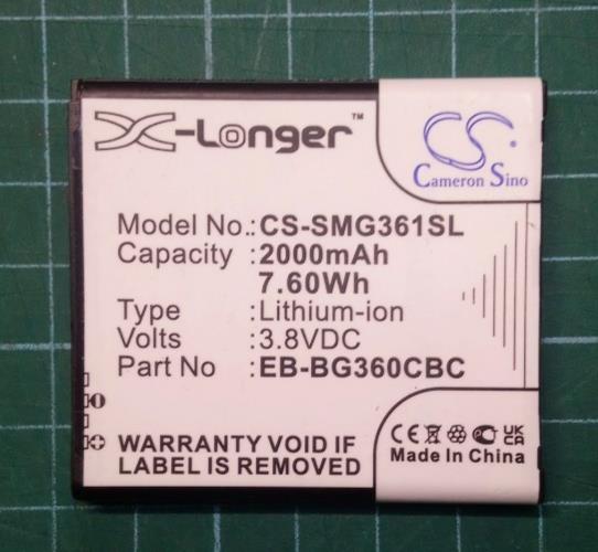 3.8V Battery for Samsung Galaxy Core Prime Value Edition Galaxy J2 Galaxy J2 Duo