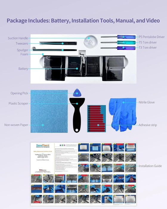 A2442 Battery Replacement for MacBook Pro 14-inch (2021) A2519 Battery
