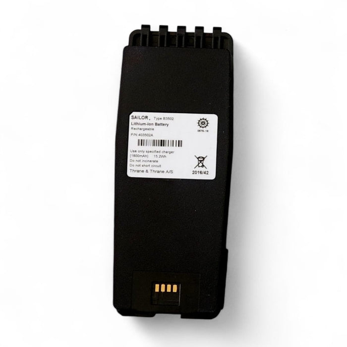 SAILOR Secondary Battery Li-Ion Rechargeable B3502 (Black) 403502A Thrane