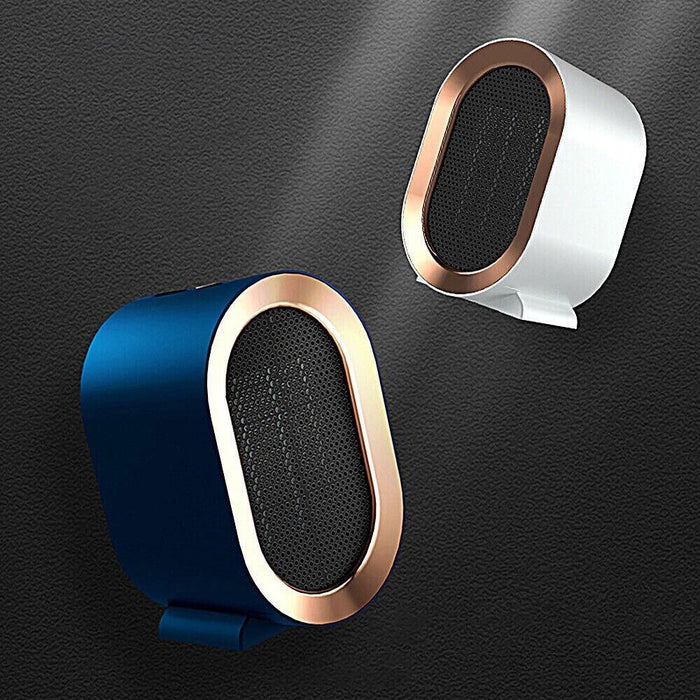 1200W Compact Portable Ceramic Plug in Fan Heater Low Energy Silent Mini Heaters