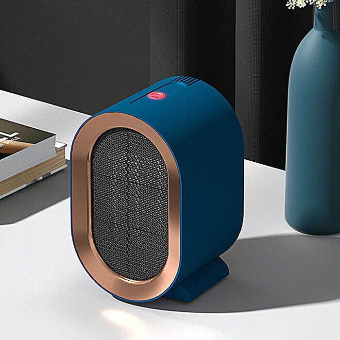1200W Compact Portable Ceramic Plug in Fan Heater Low Energy Silent Mini Heaters