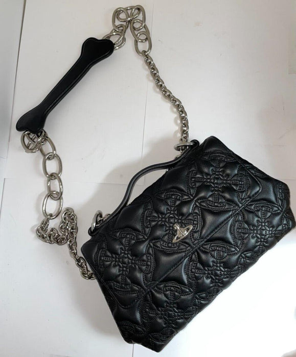Vivienne Westwood Coventry handbag 131218 Black Leather