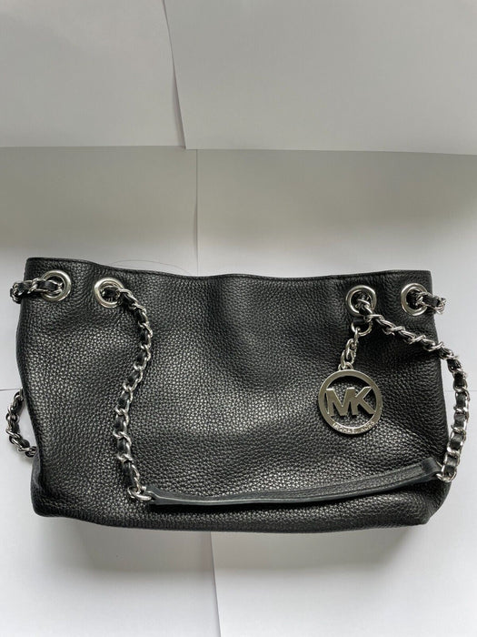 Michael Kors Mini Crossbody Bag Black Leather Used