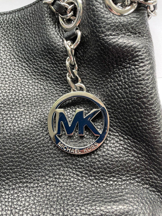 Michael Kors Mini Crossbody Bag Black Leather Used