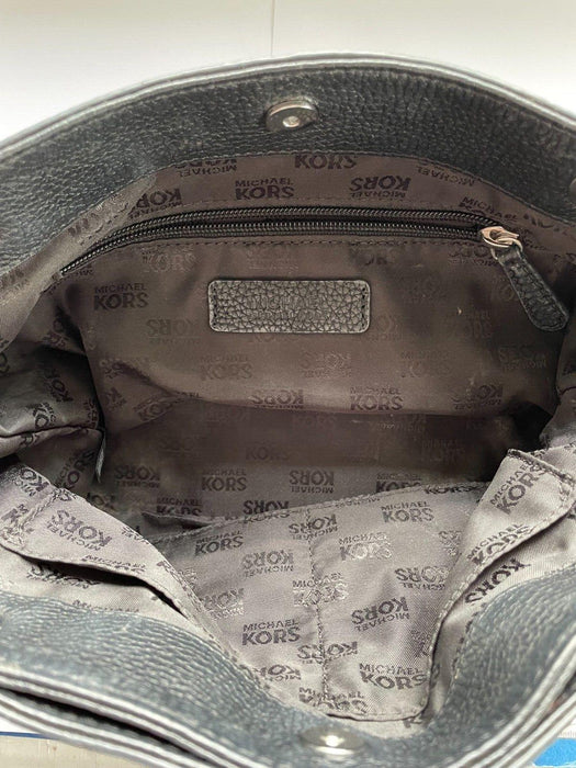 Michael Kors Mini Crossbody Bag Black Leather Used