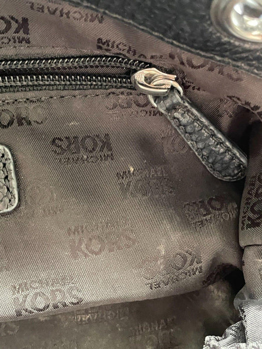 Michael Kors Mini Crossbody Bag Black Leather Used