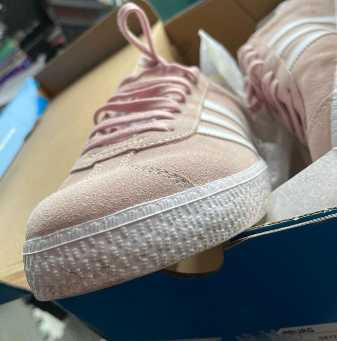 Adidas Gazelle Low Suede Trainers BB5472 Beige/White/Pink UK5/US5.5/EU38