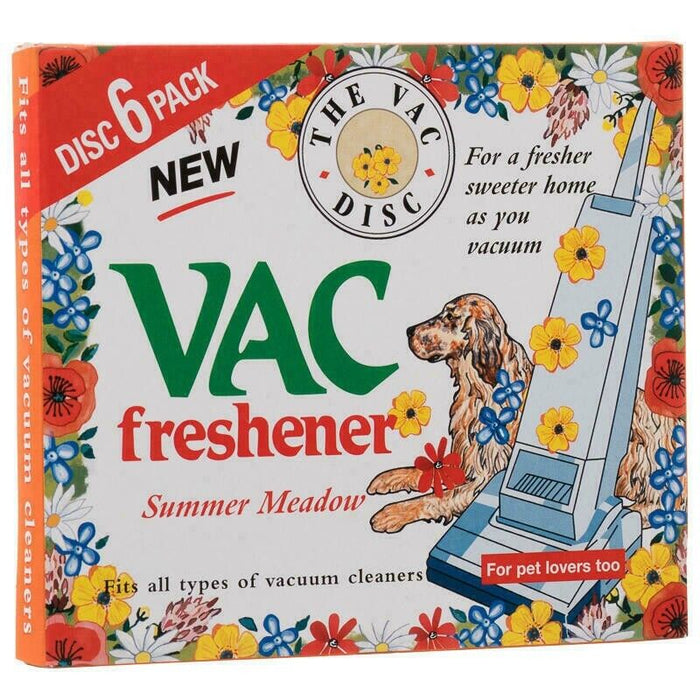 Hoover Air Freshener SUMMER Meadow Vacuum Cleaner Pet Lovers Disc x 12 Pack