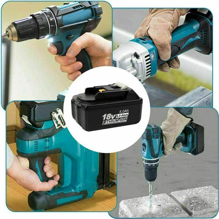 New 18V 5.0Ah Genuine Makita LXT Li-ion BL1860 BL1830 BL1840 BL1850B UK