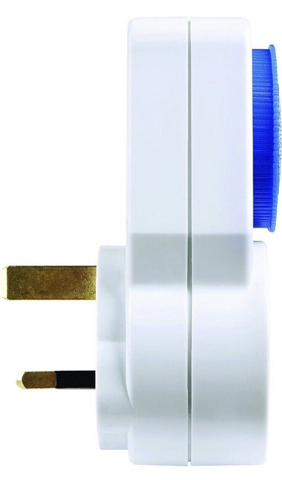 Wilko 24 Hour Mains Plug-In Timer Switch Time Clock Socket UK 3 Pin Adapter