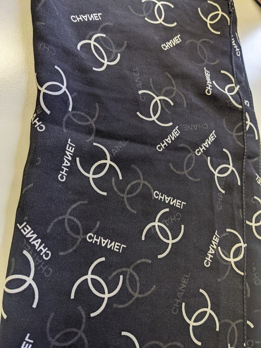 CHANEL SCARF BLACK